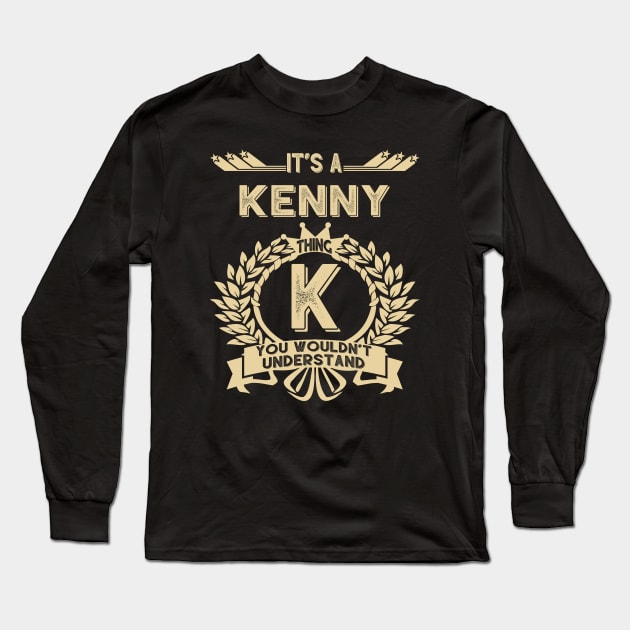 Kenny Long Sleeve T-Shirt by GrimdraksJokes